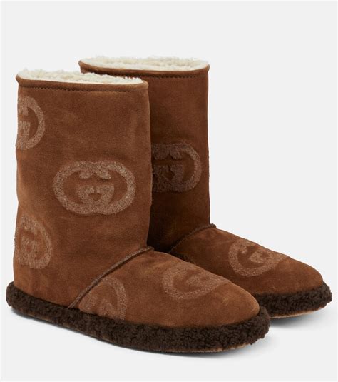 gucci wool fria boots|Gucci designer ankle boots.